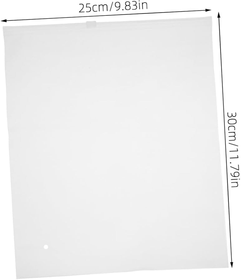 Ciieeo 50 قطعة 30x25 سم أكياس تخزين بسحاب لحمل ملابس السباحة ومنظم السفر وحقائب - Image 2